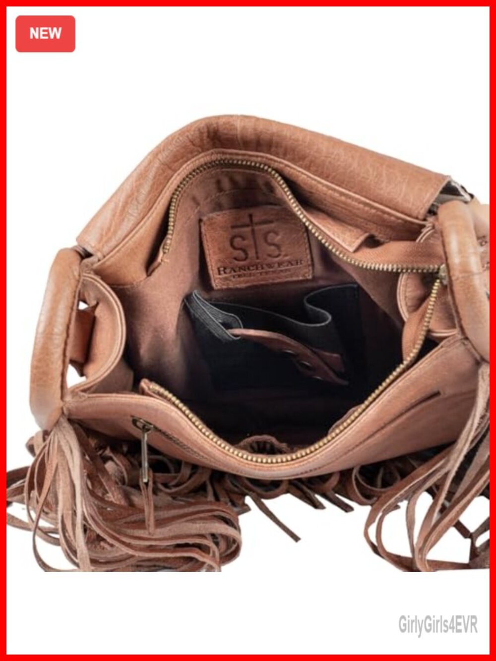 Hair-on-Hide Leather Saddle Bag Crossbody Shoulder Bag